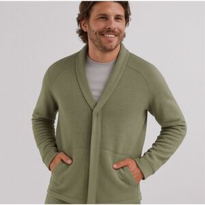 Lunya Lahgo Restore Double Faced Cardigan Sweater Men's Size L New